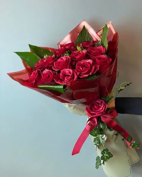 Kırmızı Güller Aşkı Buketi