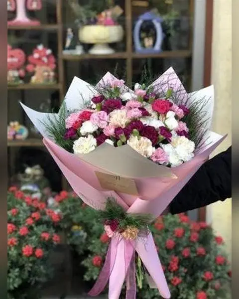 Pembe Karanfil Karışımı Buketi