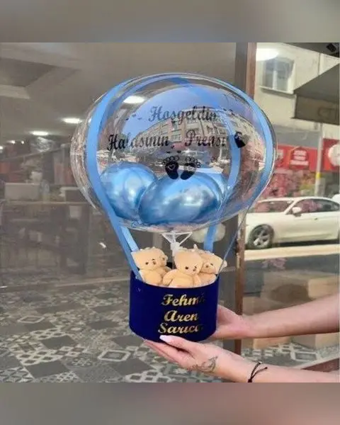 Erkek Bebek Hoş Geldin Balonu