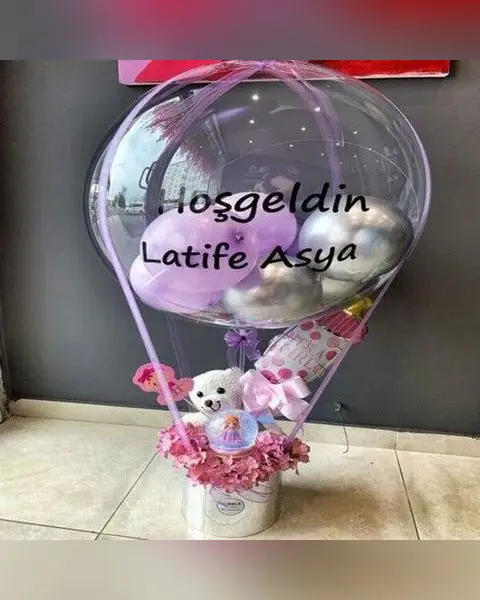 Kız Bebek Hoş Geldin Balonu